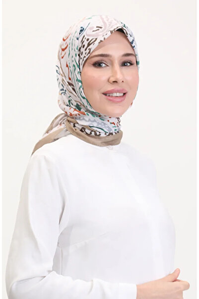 sefamerve cu model Eșarfă moale 70243-04 Bej Maro