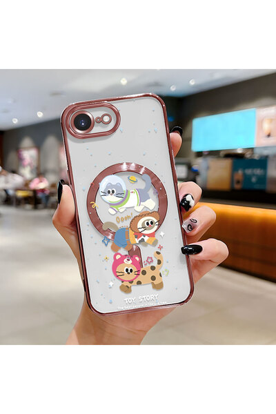 Hontinga حافظة هاتف لاسلكية من السيليكون الناعم الشفاف متوافقة مع iPhone 16e،...