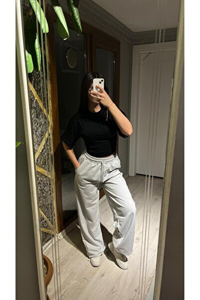 RosaCo Unisex Paçası Ayarlanabilir Yazlık Eşofman Altı