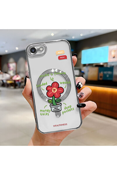 Hontinga حافظة هاتف لاسلكية من السيليكون الناعم الشفاف متوافقة مع هاتف iPhone...