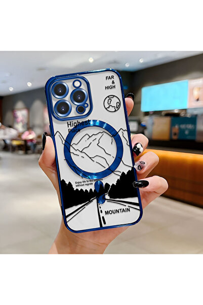 Hontinga iPhone 14 Pro Compatible Transparent Soft Silicone Magsafe Wireless ...