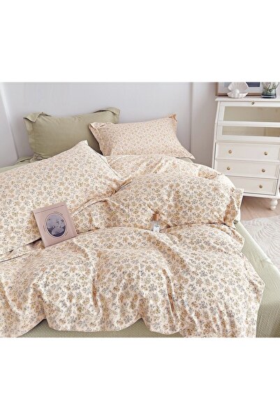 CHIRASO LUX Fine Cotton Bed Linen Set 6 Pieces Double Bed 180x200 Stretchy Sh...