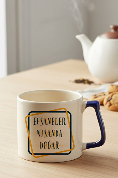 qoeuyl boutique Legends Nisanda Doğar Quadrilateral Design Printed Birthday G...