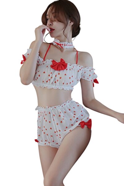 EFAYN.RO Sexy lingerie, 3-piece set, innocent model, sweet lady love, univers...