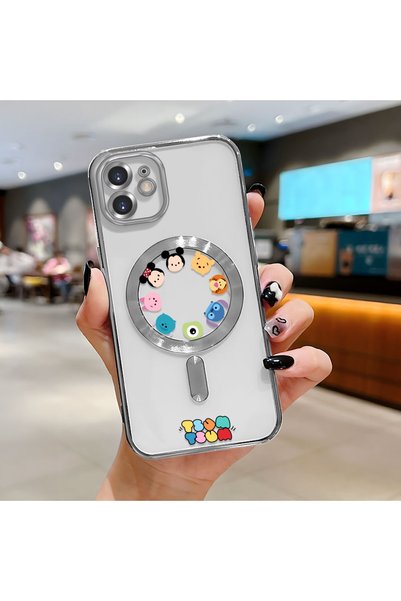 Hontinga iPhone 12 Compatible Transparent Soft Silicone Magsafe Wireless Phon...