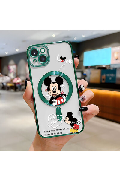 Hontinga iPhone 15 Plus Compatible Transparent Soft Silicone Magsafe Wireless...