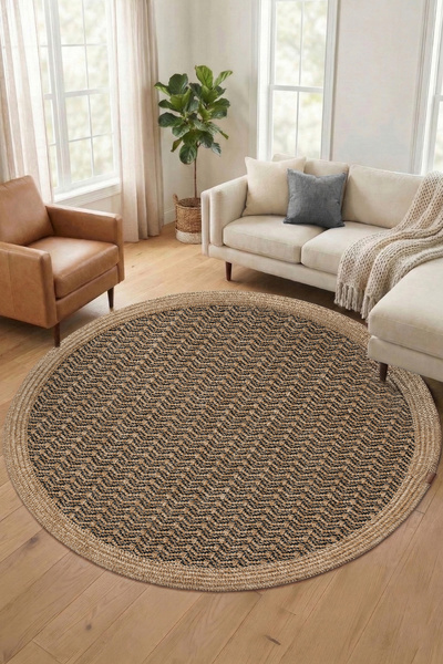 SOFT HOME ΤΑΠΕΤΑ ΤΖΟΥΤ ΣΤΡΟΓΓΥΛΗΣ ΚΟΠΗΣ ΜΕ ΤΕΛΕΙΩΜΑΤΑ ΤΥΠΟΥ ΜΠΟΕΜ