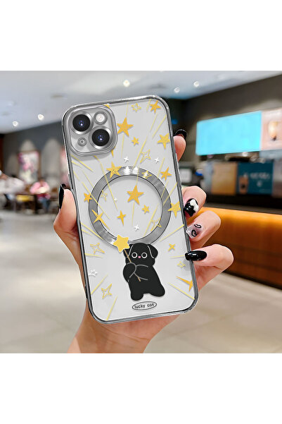 Hontinga حافظة لاسلكية من السيليكون الناعم الشفاف متوافقة مع هاتف iPhone 14 P...