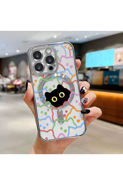 Hontinga iPhone 15 Pro Compatible Transparent Soft Silicone Magsafe Wireless ...