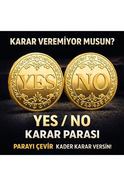YES NO Karar Verici Para – Decision Coin Koleksiyon Paras 1 Adetı