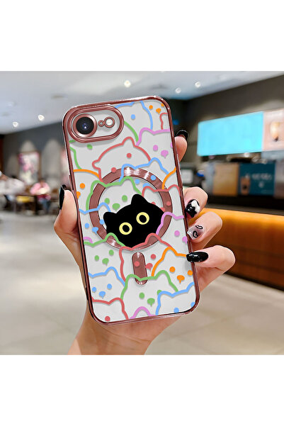 Hontinga حافظة هاتف لاسلكية من السيليكون الناعم الشفاف متوافقة مع iPhone 16e ...