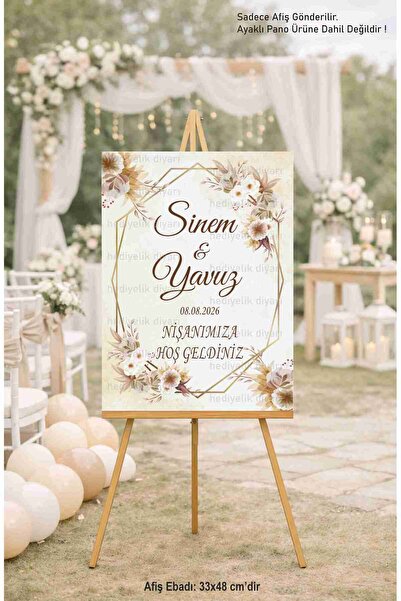 fırsatlar diyarı Kişiye Özel Kına Nişan Söz Nikah Düğün Hoşgeldiniz Karşılama...