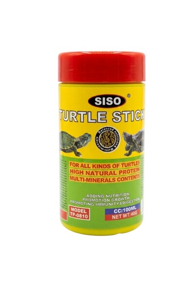 Siso Turtle Sticks - Premium Floating Food for All Aquatic Turtles & Reptiles...