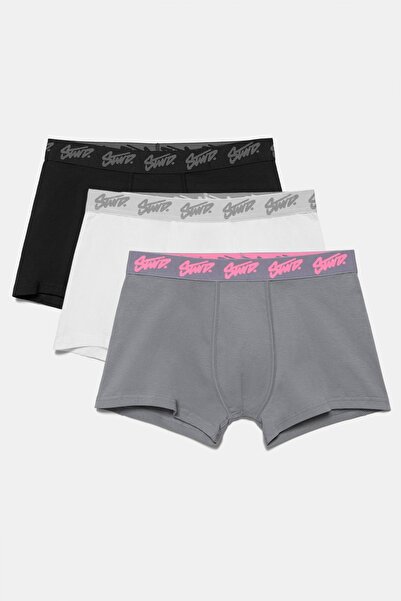Pull & Bear 3'lü boxer paketi