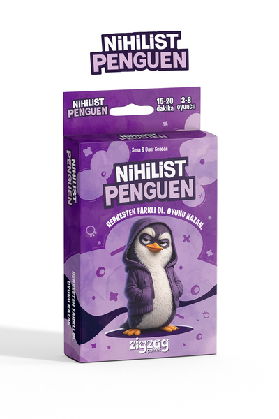 Zigzag Nihilist Penguen – Eğlenceli Parti Kart Oyunu