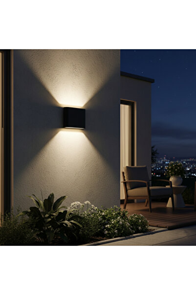 Luxera Lighting Aplica LED de exterior extra-plata, 6W=40W, 3000K, lumina cal...