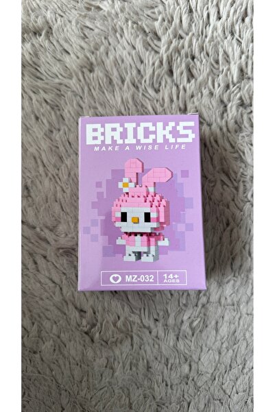 B&B Casee Pembe Kulaklı Tavşan Bricks Lego