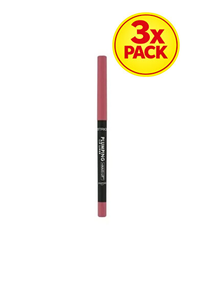 Catrice 3x PACK CatricePlumping Lip Liner, 190 I Like to Mauve It, 0.35 g