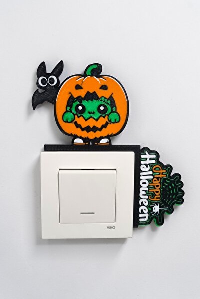 tredblock Prizzy Halloween ve Frankenstein Temalı Priz Dekoru – Montajsız Pri...