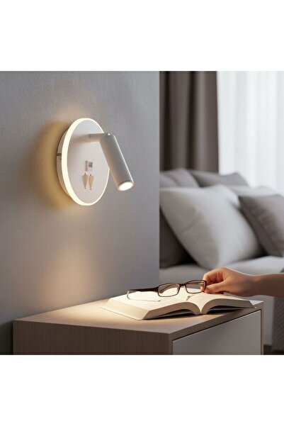 Luxera Lighting APLICAȚIE LED ALBA CU SPOT 10W 430LM 3000K-4000K-6500K 140MM*...