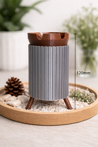 Alse3D Dekoratif Ayaklı Kül Tablası – Modern Tasarım