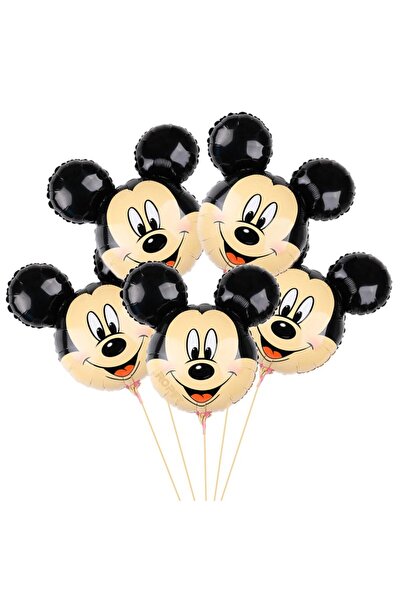 Ropet Set of 5 Mickey Mouse foil balloons, 30 cm