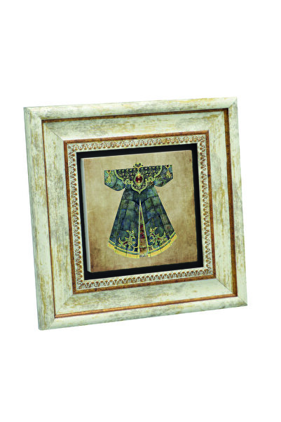 Sadrazam Καφτάν Οθωμανικού Παλατιού με τύπωμα Πίνακας Φυσικών Πετρων 20Χ20ΚΡΤ-81