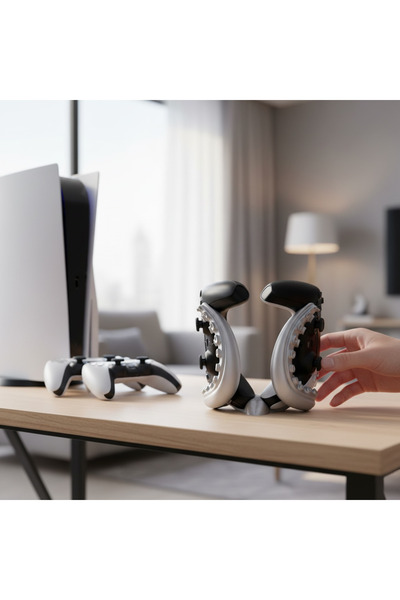 Se Promo PS5 DualSense İkili Controller Standı – Ahtapot Tasarım Kol Tutucu J...