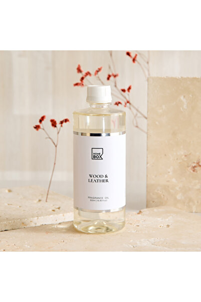 Home Box زيت عطري من نينا ألور برائحة الخشب جلد في زجاجة بلاستيكية - 500 مل