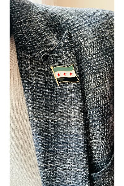 AKSESUARIM Suriye bayrak broşu