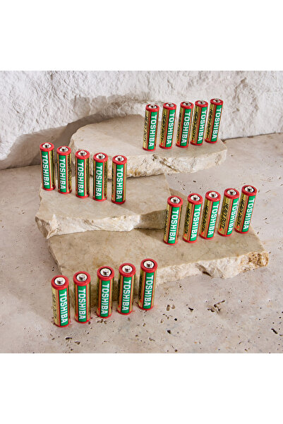 Home Box Toshiba Heavy Duty 20-Piece AA Battery Set