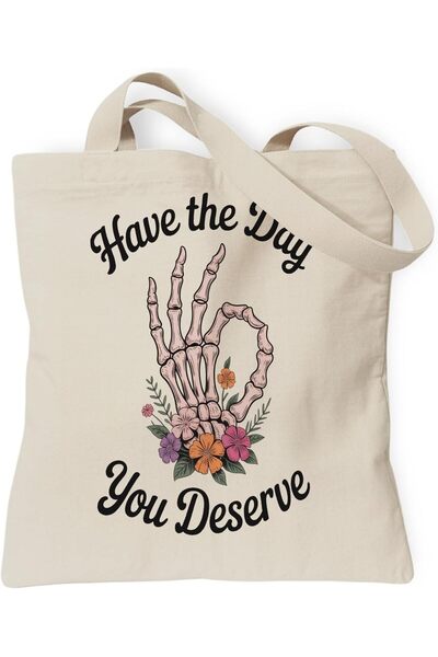 NASAQ TOTEUSVIA Canvas Tote Bag Aesthetic for Women