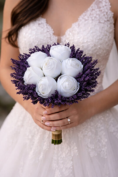 amoria Beyaz Şakayık Gelin Çiçeği - Nişan Çiçeği, Nikah Çiçeği, Gelin Eli