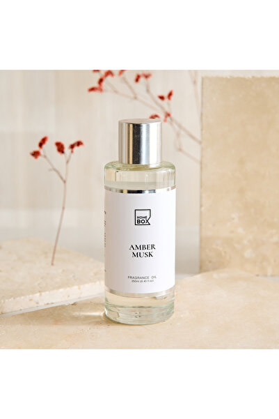 Home Box Nina Allure Amber Musk Fragrance Oil in Glass Bottle - 250 ml