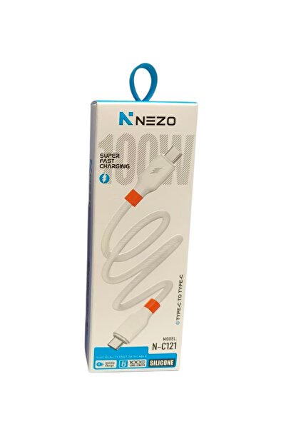NEZO N-C121 100W Super Fast Charging USB-C To USB-C Silicone Data Cable