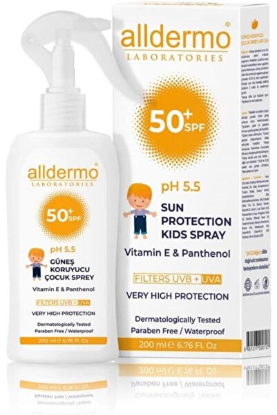 aldermo ALLDERMO ÇOCUK GÜNEŞ SPREYİ SPF 50 200 ML