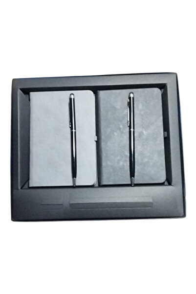 Copyder Gift 2 Notebooks 2 Pens Set Hard Leather Covers Rubberized 96 Sheets ...