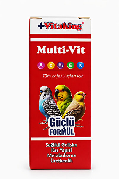 Vitaking Kafes Kuşları için vitamin 30 ml