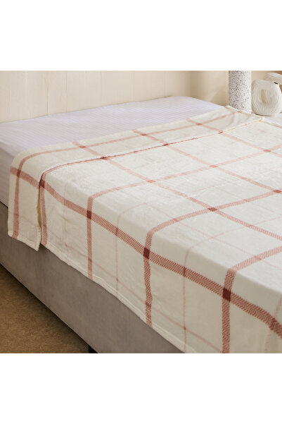 Home Box Matrix Malbork Printed Flannel Twin Blanket - 140x200 cm