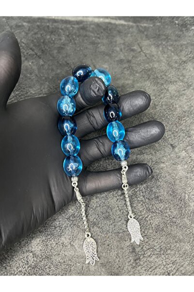 Mos Tespih Zaza Sallamalık High-End Hareli Powder Amber Prayer Beads