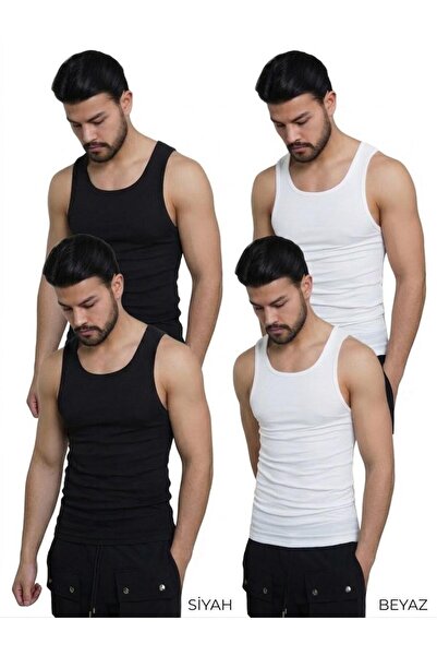 Livik Men's Halter Neck Slimfit Corded Fabric Athlete Stretch Fabric Athlete