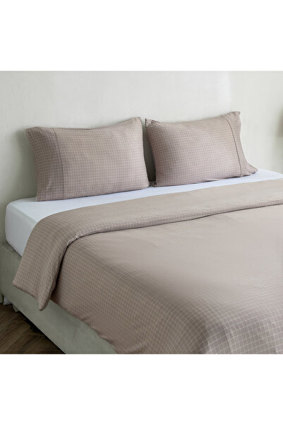 Home Box Ferum 3-Piece Microfiber Queen King Duvet Cover Set - 220x220 cm