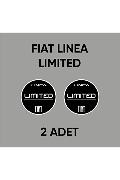 CRF Gerçek Metal Fiat Linea Limited İtalya Logo Amblem Arkası Yapışkanlı 5 cm...