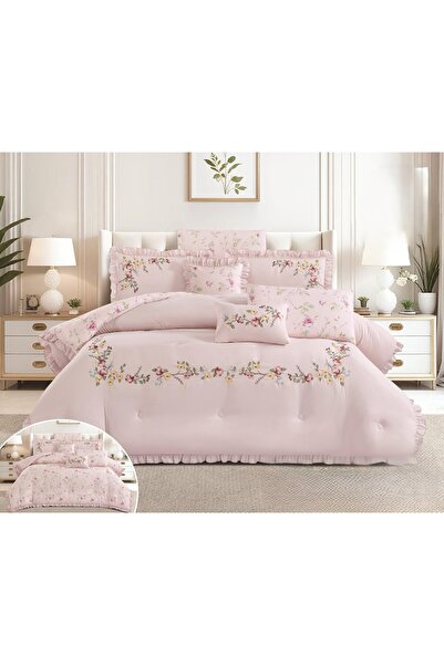 NAJMA Luxurious double-sided summer quilted Duvet cover set for a comfortable...