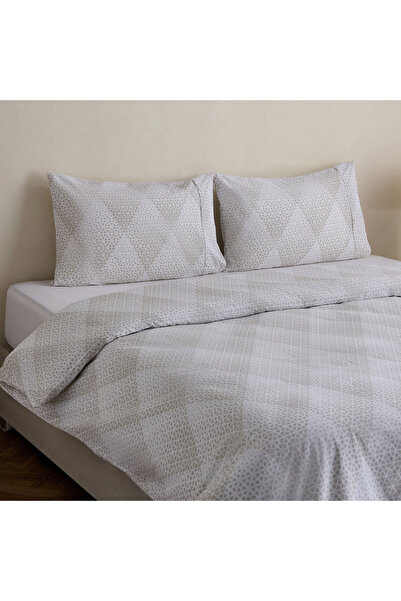 Home Box Malta Cara 3-Piece Printed Cotton Queen/King Duvet Cover Set - 220x2...