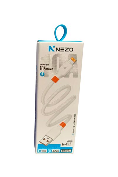 NEZO N-C121 USB To Lightning 1M Super Fast Charging Data Cable – 10A Silicone