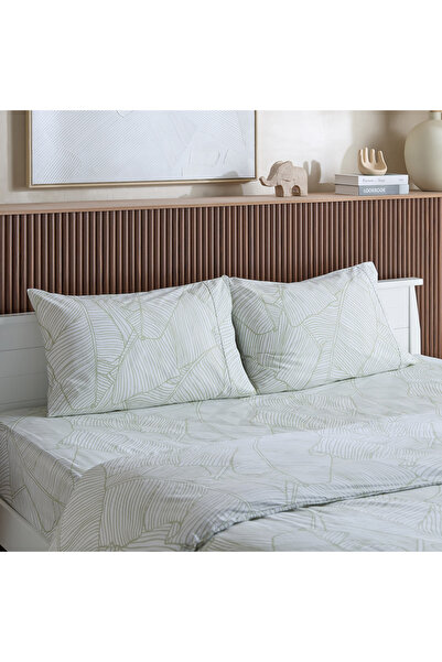 Home Box Malta-Sylva 3-Piece Printed Cotton Queen and King Duvet Cover Set - ...