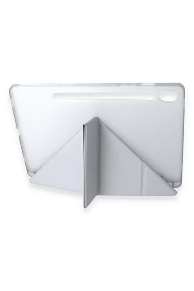 Epilons حافظة جهاز جالاكسي تاب A9 مع حامل قلم - حافظة تابلت مارس - رمادي