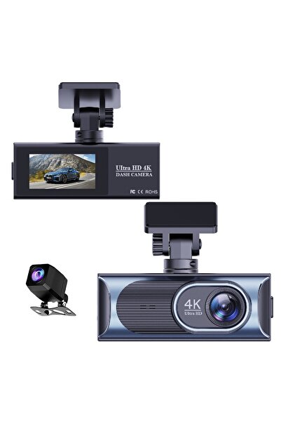 Sezy 4K 1.97" Ekran Wifili Araç Kamerası Geri Görüş Kameralı Gece Görüşlü Ara...