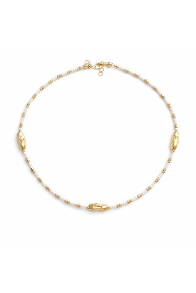 Venus Design White Bead Necklace